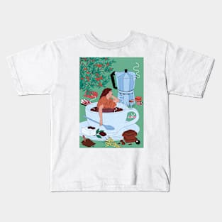 Coffee Break Kids T-Shirt